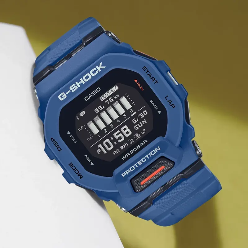 Casio G-Shock Men’s Digital Dial Bluetooth G-Squad Watch- GBD-200-2DR